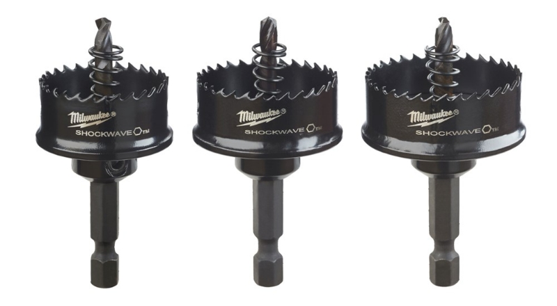 Afbeeldingen van MILWAUKEE® Shockwave™ gatzaag Shockwave Holesaw Set 22 / 29 / 35 mm
