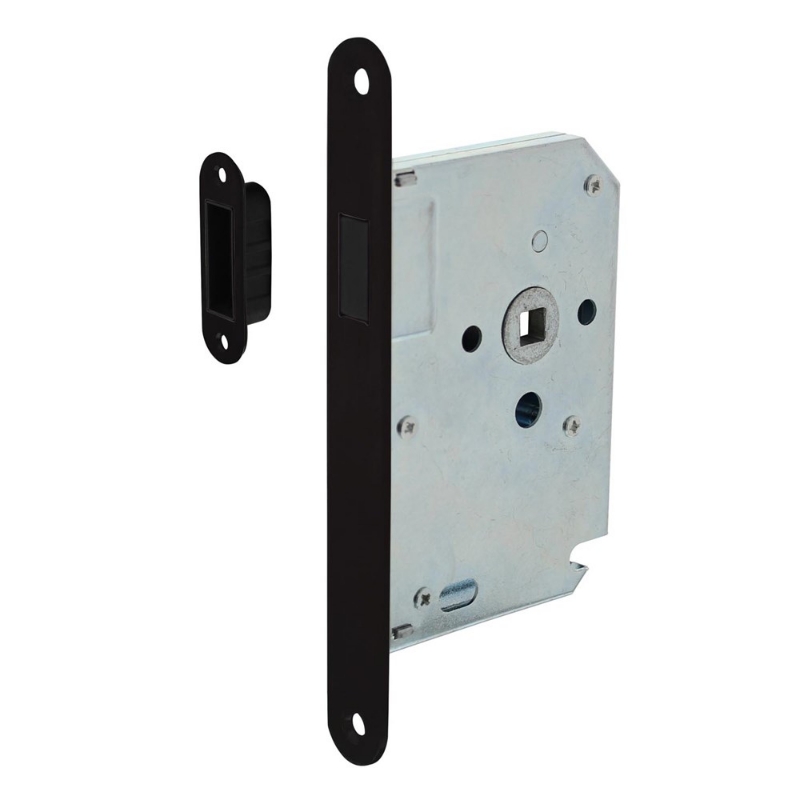 Afbeeldingen van Woningbouw magn. loopslot zwarte voorpl