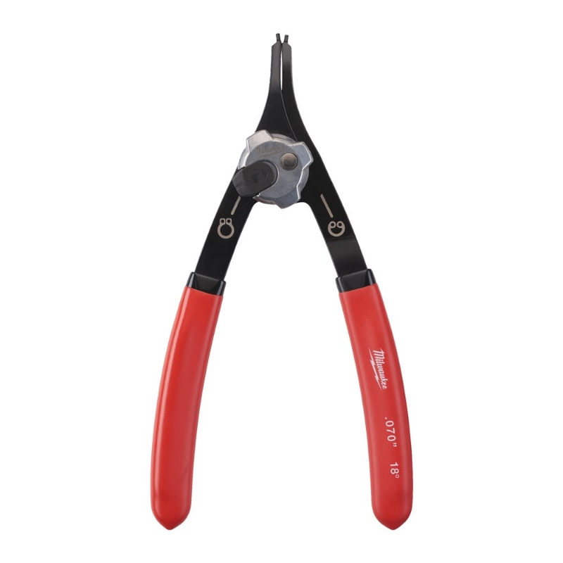 Afbeeldingen van MILWAUKEE® Grote borgveertang recht Large Circlip Plier - Straight