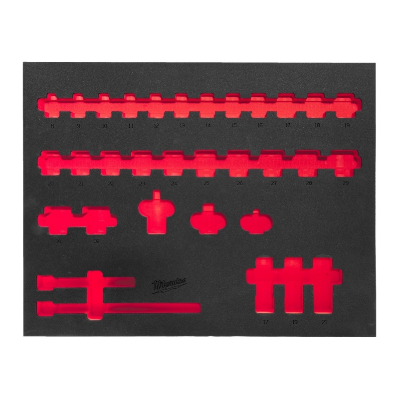 Afbeeldingen van FOAM Lege foam voor SHOCKWAVE 1/2" Korte Dopp