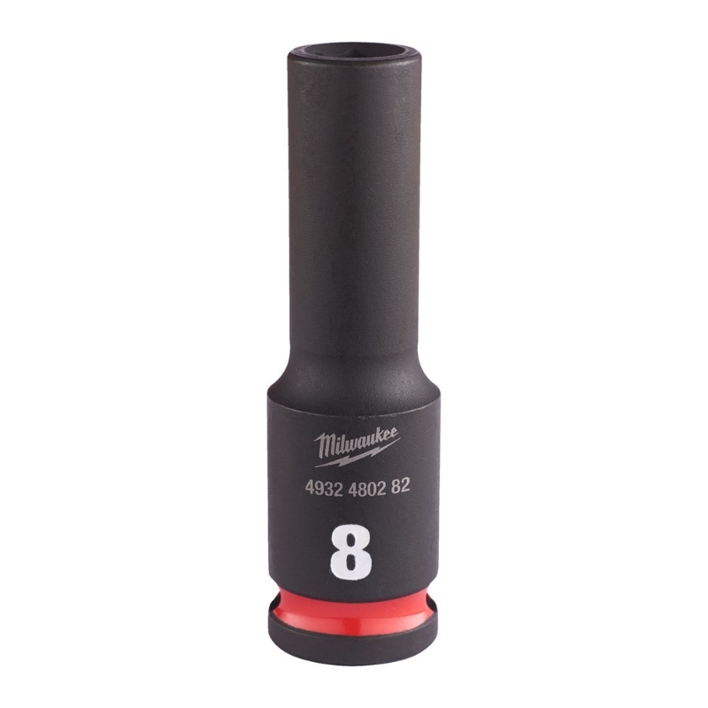 Afbeeldingen van MILWAUKEE® Slagdop 3/8 lang 8 mm 3/8" impact socket deep - 1 pc