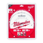 Afbeeldingen van MILWAUKEE® Cirkelzaagbladen voor afkortzagen CSB Twin Pack 216 x 48T/60T - 2pc