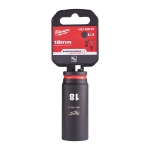 Afbeeldingen van MILWAUKEE® Slagdop 3/8 lang 18 mm 3/8" impact socket deep - 1 pc