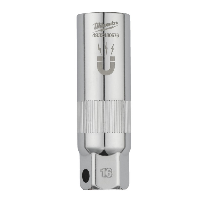 Afbeeldingen van MILWAUKEE® ⅜˝ Bougiedop 3/8” Drive 16MM Spark Plug Socket