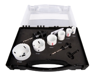 Afbeeldingen van Makita D-47117 Gatzaagset 9-delig hout/metaal