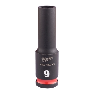 Afbeeldingen van MILWAUKEE® Slagdop 3/8 lang 9 mm 3/8" impact socket deep - 1 pc