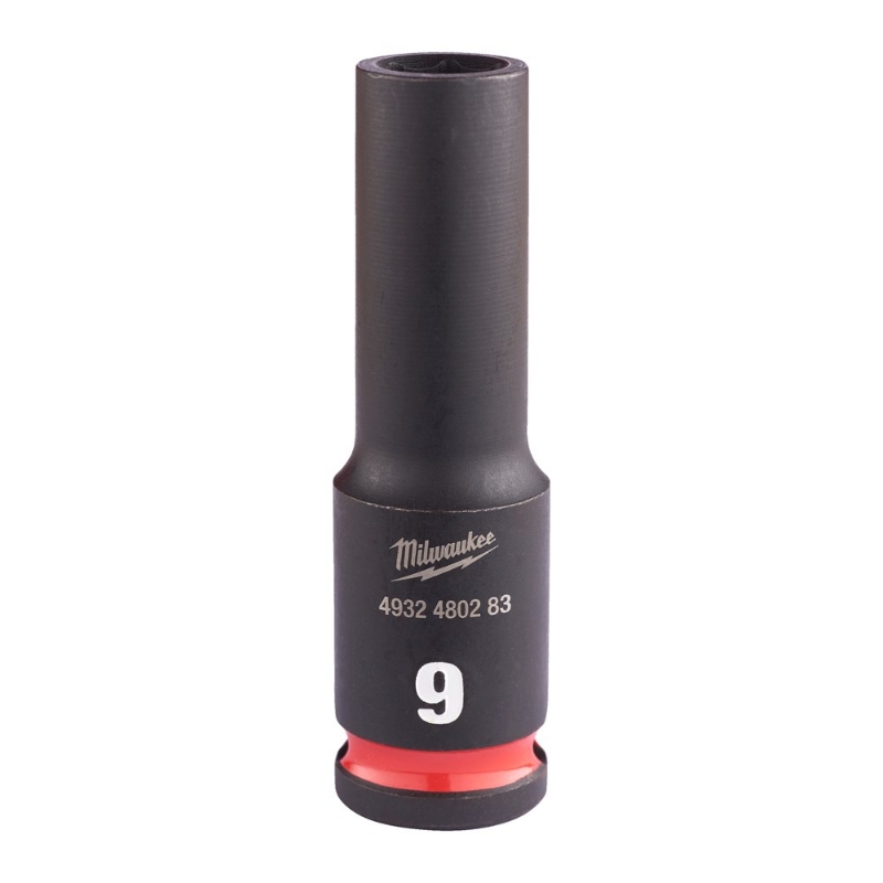 Afbeeldingen van MILWAUKEE® Slagdop 3/8 lang 9 mm 3/8" impact socket deep - 1 pc