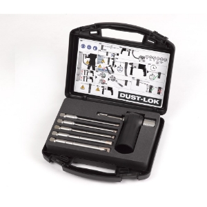 Afbeeldingen van MILWAUKEE® SDS-Plus DUST-LOK hamerboor 4 snijder Stofvrije boor SDS-Plus DC set - 6 pc