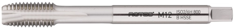 Afbeeldingen van Rotec HSS-E 800 Machinetap, metrisch, DIN 376, doorlopend 330.376