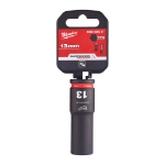 Afbeeldingen van MILWAUKEE® Slagdop 3/8 lang 13 mm 3/8" impact socket deep - 1 pc