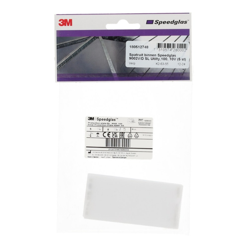 Afbeeldingen van Beschermruit Binnen - Speedglas SL / 100 S/V/