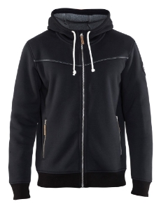 Afbeeldingen van Blåkläder/Hoodie met warme voering/4933/Zwart/M