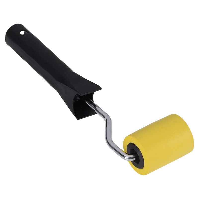 Afbeeldingen van Copenhagen Pro aandrukrol, compleet, 4.5 cm, geel.