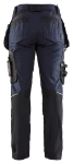 Afbeeldingen van 7115 Dames Werkbroek C42 blauw/zwart