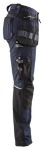 Afbeeldingen van 7115 Dames Werkbroek C42 blauw/zwart