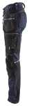 Afbeeldingen van 7115 Dames Werkbroek C42 blauw/zwart