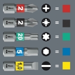 Afbeeldingen van Bit-Check 6 PZ Impaktor 1, 6-delig