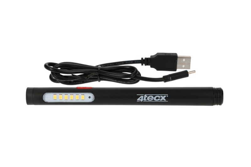 Afbeeldingen van 4tecx® Zaklamp oplaadbaar