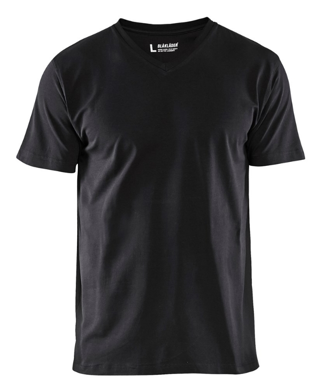 Afbeeldingen van 3360 T-Shirt, V-hals M zwart