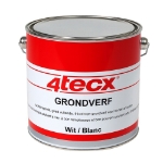 Afbeeldingen van 4Tecx Grondverf wit 2,5ltr
