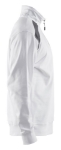 Afbeeldingen van 3353 Sweatshirt bi-colour L wit/d.grijs