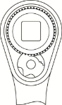 Afbeeldingen van Gedore Omschakelbare ratel 1/4" 127 mm"