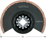 Afbeeldingen van Rotec OS 85K3, HM-RIFF segmentzaagblad, Starlock 519