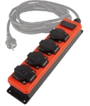 Afbeeldingen van SocketMaster 4xRA USB or/zw Nylon zk
